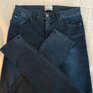 Acne Dark Blue Skinny Jeans